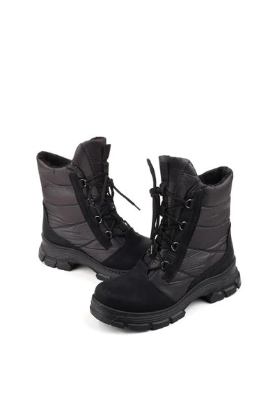 Papuç Sepeti 4188 Termo Taban Günlük Kadın Fermuarlı Postal Bot - Resim 3