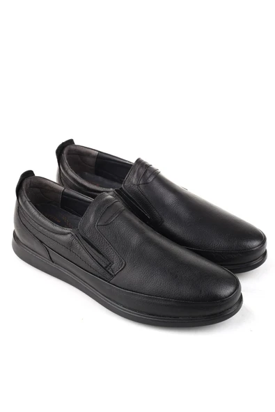 Papuç Sepeti 155 Büyük Numara Hakiki Deri Günlük Erkek Ayakkabı - Resim 2