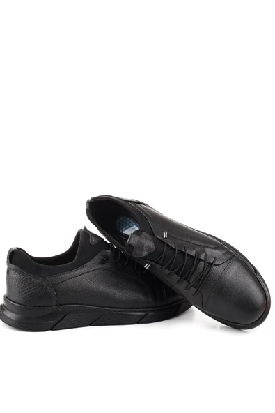 Papuç Sepeti 4249 Büyük Numara Hakiki Deri Günlük Erkek Ayakkabı - Resim 4