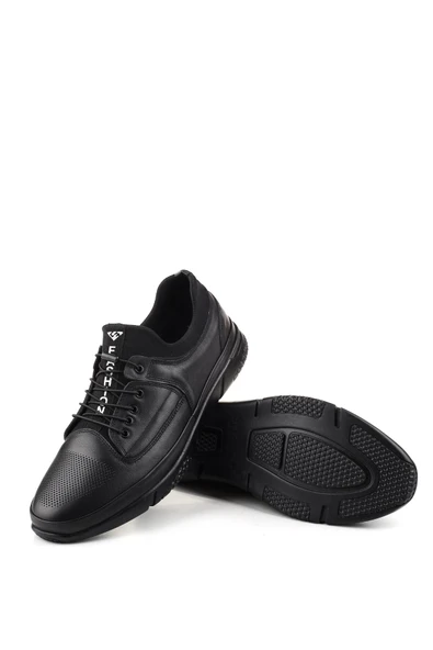 Luis Figo 4442 Büyük Numara Hakiki Deri Streç Bağcık Erkek Ayakkabı - Resim 5