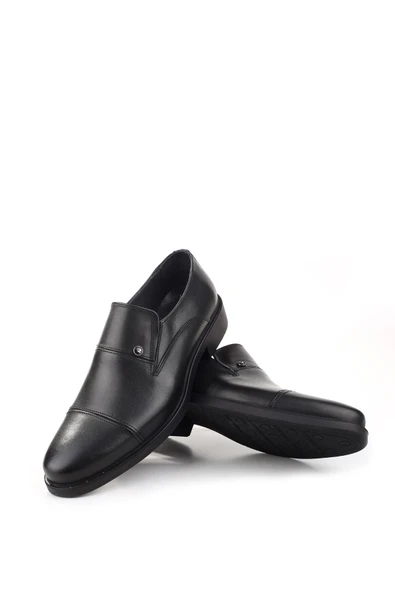 Red Walker 1491 Erkek Hakiki Deri Bağcıksız Klasik Ayakkabı - Resim 5