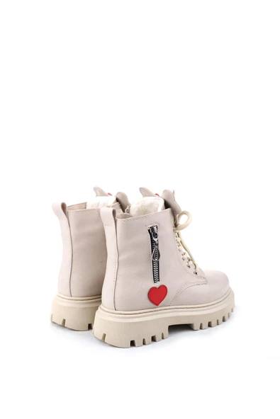 Papuç Sepeti 4181 Kaymaz Termo Taban Fermuarlı Kız Çocuk Bot - Resim 8