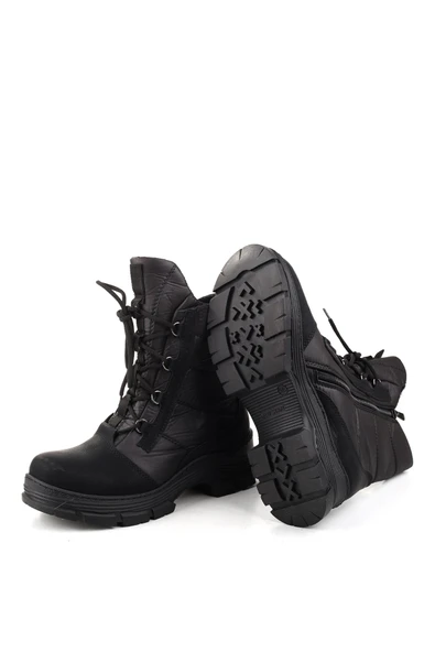 Papuç Sepeti 4188 Termo Taban Günlük Kadın Fermuarlı Postal Bot - Resim 5