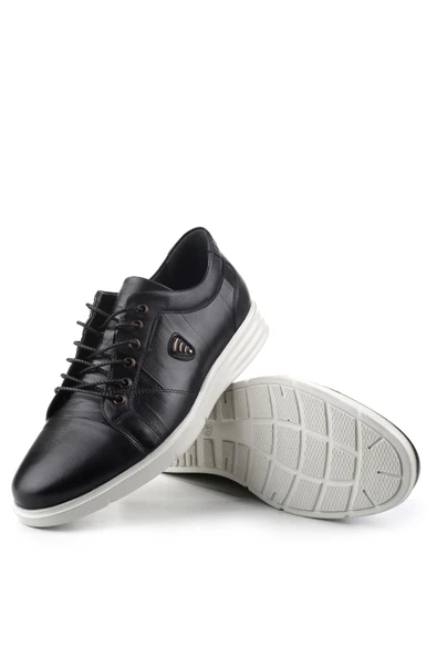 Benart 4171 Hakiki Deri Bağcıklı Günlük Erkek Ayakkabı - Resim 5