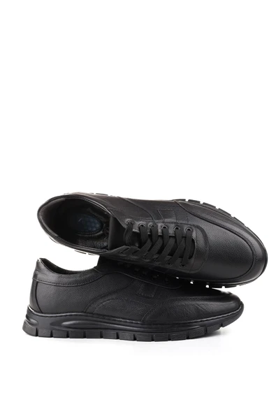 Papuç Sepeti 4253 Büyük Numara Hakiki Deri Günlük Erkek Ayakkabı - Resim 4