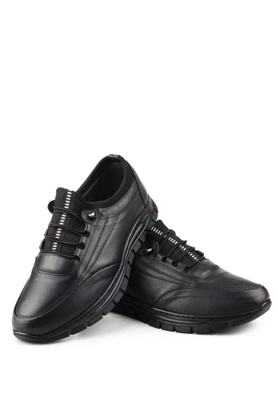 Papuç Sepeti 4251 Büyük Numara Hakiki Deri Günlük Erkek Ayakkabı - Resim 3