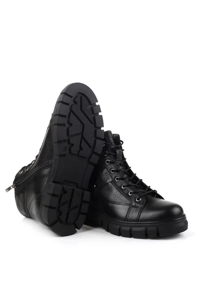 Voyager 3978 Termo Kaymaz Taban Hakiki Deri Erkek Bot - Resim 4