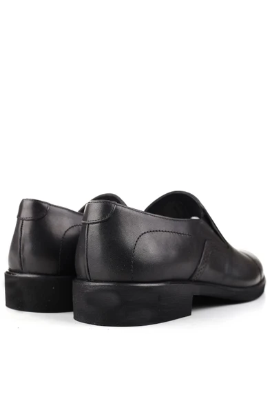 Dericibey Hakiki Deri Termo Taban Bağcıksız Klasik Erkek Ayakkabı - Resim 4