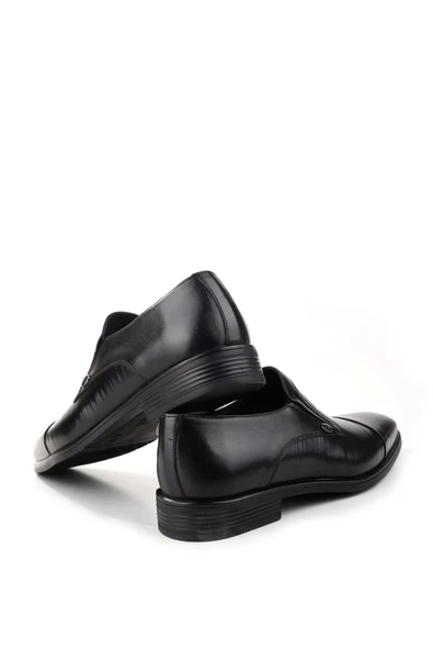 Delfino 525 Erkek Hakiki Deri Bağcıksız Kauçuk Klasik Ayakkabı - Resim 4