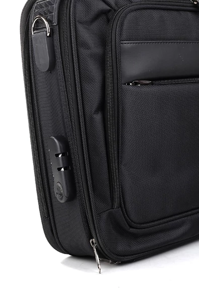 Papuç Sepeti 11028 Kasalı Laptop 15.6 İnç Şifreli Seyahat Çantası - 5