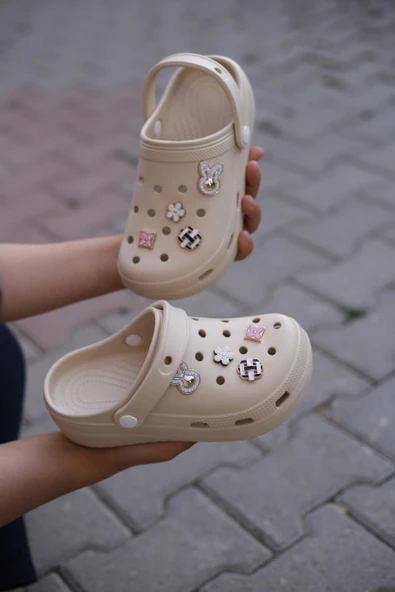 Papuç Sepeti Taşlı Kalın Taban Kadın Havuz/Plaj/Bahçe Terlik Sandalet - Resim 4