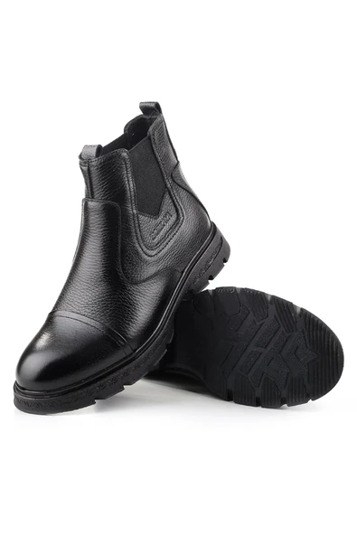 Adnan Bozkaya 23112 Ortopedik Taban Hakiki Deri Klasik Erkek Bot - Resim 5