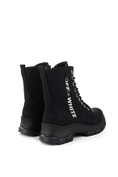 Papuç Sepeti 4186 Termo Taban Günlük Kadın Fermuarlı Postal Bot - Resim 4