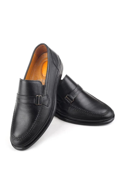 Papuç Sepeti 0631 Erkek Ortopedik Jell Taban Hakiki Deri Ayakkabı - Resim 3