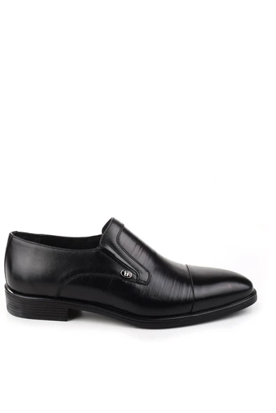 Delfino 525 Erkek Hakiki Deri Bağcıksız Kauçuk Klasik Ayakkabı ürün görseli 1