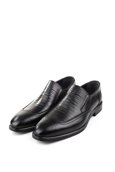 Delfino 625 Erkek Hakiki Deri Bağcıksız Kauçuk Klasik Ayakkabı - Resim 2