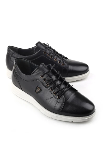 Benart 4171 Hakiki Deri Bağcıklı Günlük Erkek Ayakkabı - Resim 3