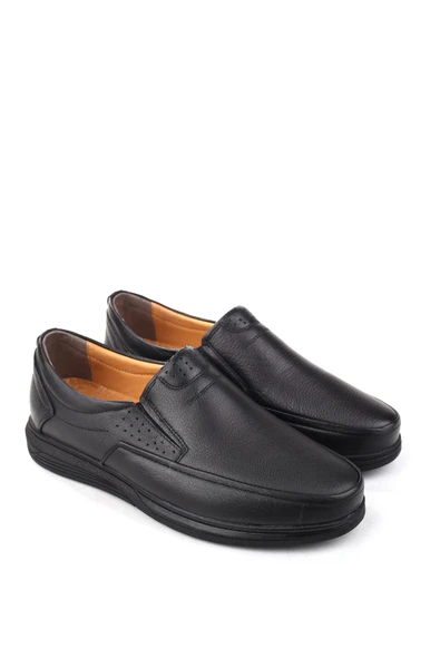 Papuç Sepeti 4113 Erkek Hakiki Deri Günlük Ortopedik Ayakkabı - Resim 2