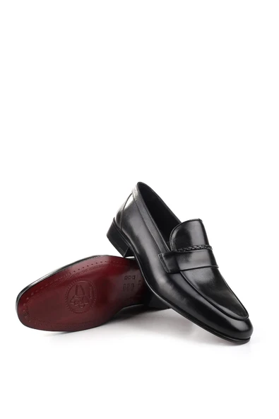 Oskar 3103 Erkek Klasik Kösele Taban Günlük Deri Ayakkabı - Resim 5