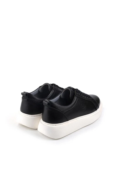 Papuç Sepeti 0670 Erkek Ortopedik Taban Hakiki Deri Bağcıklı Ayakkabı - Resim 4