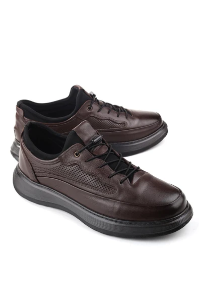 Voyager 1036 Ortapedik Hakiki Deri Günlük Erkek Ayakkabı - Resim 8