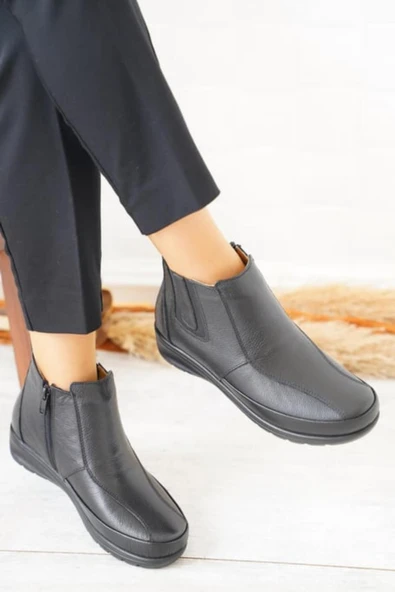 Castle Black 42759 Hakiki Deri Ortopedik Taban Anne Bot ürün görseli 1