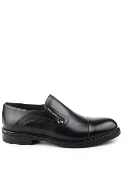 Delfino 319 Erkek Hakiki Deri Bağcıksız Kauçuk Klasik Ayakkabı ürün görseli 1