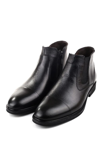 Papuç Sepeti Mntn-5866 Hakiki Deri Termo Taban Günlük Erkek Bot - Resim 3