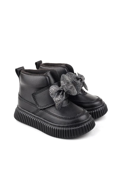 Papuç Sepeti Arzn-4130 Cırtlı Kaymaz Taban Kız Bebek Bot - Resim 5