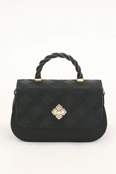 Levidor 930180 Kadın Kabartma Desenli  El & Omuz Çantası - Resim 2