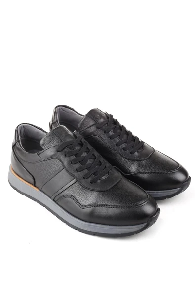 Dericibey 1216 Hakiki Deri Bağcıklı Günlük Erkek Ayakkabı - Resim 2