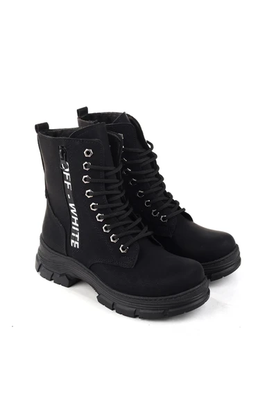 Papuç Sepeti 4186 Termo Taban Günlük Kadın Fermuarlı Postal Bot - Resim 2