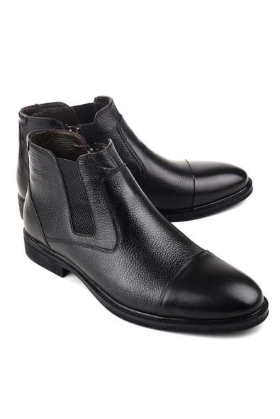 Papuç Sepeti Mntn-5866 Hakiki Deri Termo Taban Günlük Erkek Bot - Resim 7