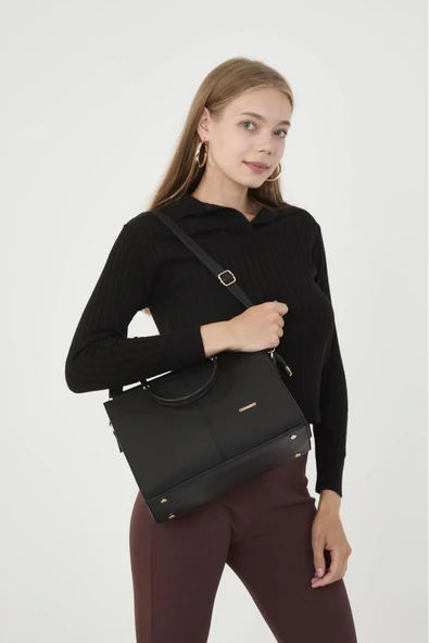 Cressberry 14320 Kadın Çok Bölmeli El & Omuz Çantası - Resim 3