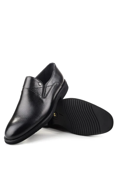 Benart Hakiki Deri Hafif Eva Taban Bağcıksız Günlük Klasik Erkek Ayakkabı - Resim 9