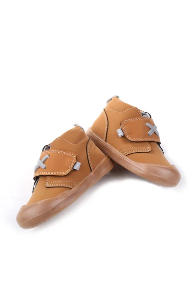 Papuç Sepeti Arzn-4132 Cırtlı Kaymaz Taban Erkek Bebek Bot - Resim 6