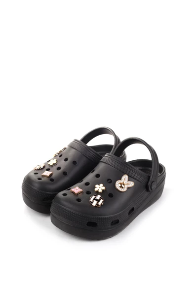 Papuç Sepeti Taşlı Kalın Taban Kadın Havuz/Plaj/Bahçe Terlik Sandalet - Resim 10