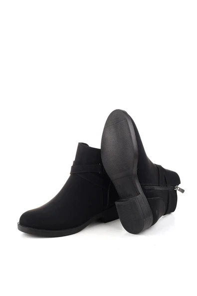 Papuç Sepeti 4194 Fermuarlı Termo Taban Günlük Kadın Bot - Resim 5