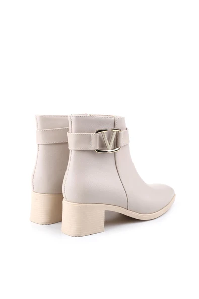 Papuç Sepeti UM848 5 Cm Topuklu Kaymaz Taban Günlük Kadın Bot - Resim 8