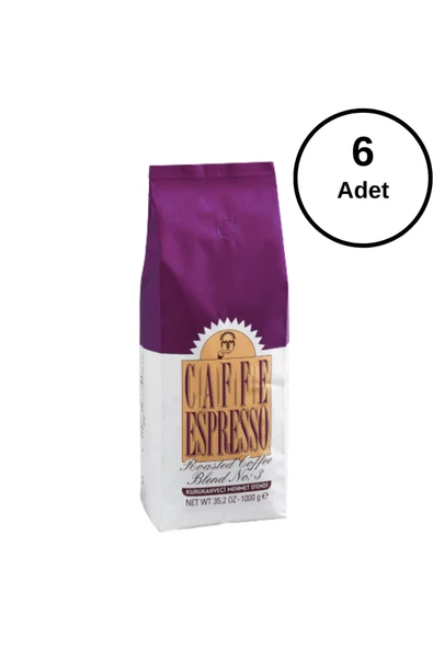 Mehmet Efendi Colombian Espresso Blend No:3 Çekirdek Kahve - 6 Adet