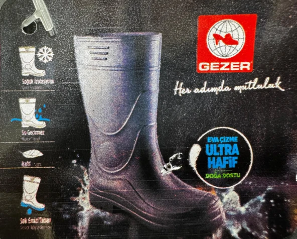 Kocamanlar Gzr Eva Çizme Soğuk Su Geçirmez İş ve Av Botu Çizmesi - Resim 3