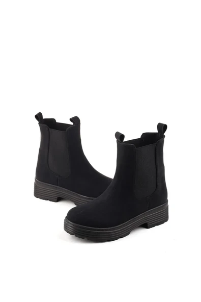 Papuç Sepeti  5 Cm Topuklu Termo Kaymaz Taban Günlük Kadın Bot - Resim 5