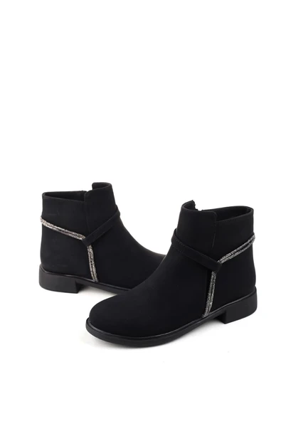 Papuç Sepeti 4196 Fermuarlı Termo Taban Günlük Kadın Bot - Resim 3