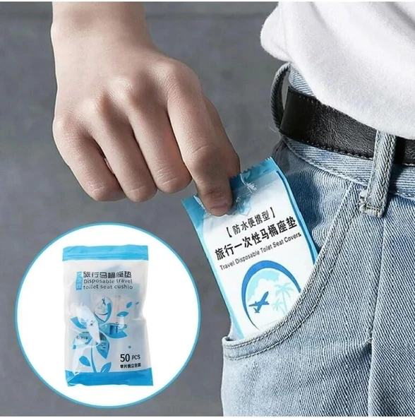 3B Trend Hijyenik Tek Seferlik Klozet Kapağı Poşeti 50 Adet - 2