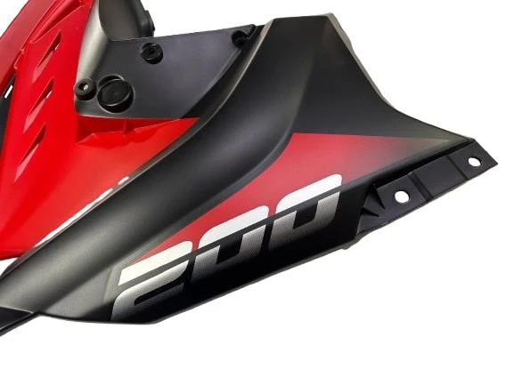 PULSAR BAJAJ RS200 EURO 4 SOL YAN PANEL KIRMIZI ORJİNAL - Resim 4