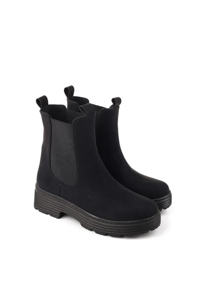 Papuç Sepeti  5 Cm Topuklu Termo Kaymaz Taban Günlük Kadın Bot - Resim 3