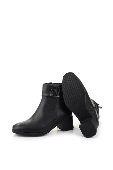 Papuç Sepeti UM848 5 Cm Topuklu Kaymaz Taban Günlük Kadın Bot - Resim 9