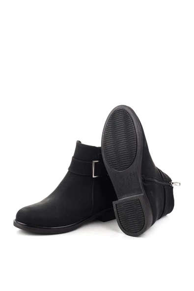 Papuç Sepeti 4197 Fermuarlı Termo Taban Günlük Kadın Bot - Resim 5