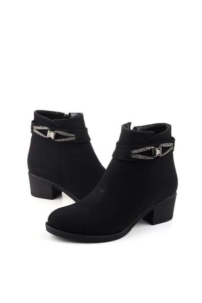 Papuç Sepeti  5 Cm Topuklu Kaymaz Kauçuk Taban Günlük Kadın Bot - Resim 5