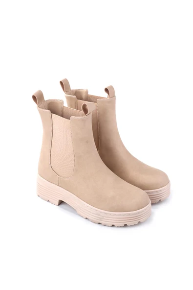 Papuç Sepeti  5 Cm Topuklu Termo Kaymaz Taban Günlük Kadın Bot - Resim 4